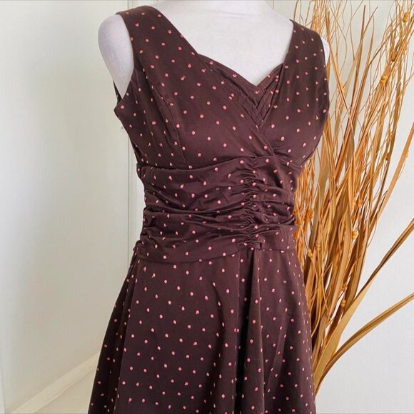 Lucy Love Brown & Baby Pink Dress - Picture 4 of 4